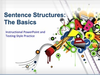Preview of Sentence Structures: The Basics - Instructional Notes and Test Practice