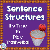Sentence Structures Trashketball Review Game