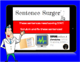Sentence Surgery Digital Task Cards- Google Slides- Distan