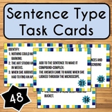 Sentence Type Task Cards: Middle or High School