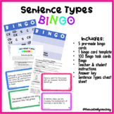 Sentence Types Bingo