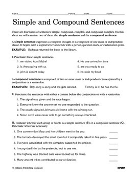 Sentence Types (CCSS L.7.1b) by Lorenz Educational Press | TPT