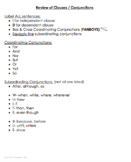 Sentence Types (Simple, Complex, Compound, Compound-Complex)