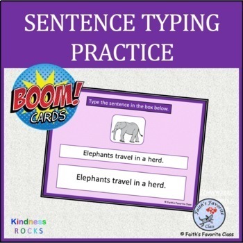 Preview of Sentence Typing Practice
