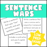 Sentence War Grammar Editing Game RLA STAAR Prep