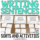 Sentence Writing Activities | Winter Theme