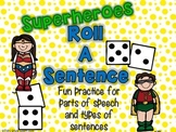 Sentence Writing Activity - Superheroes