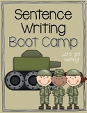 Sentence Writing Boot Camp