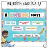 Sentence Writing | Bulletin Board Display | ESL