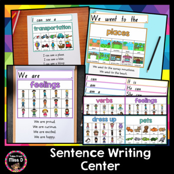 Preview of Sentence Writing Center
