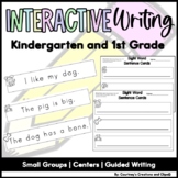 Reading and Writing Sentences Kindergarten or First
