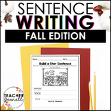 Sentence Writing Fall - Naming and Telling Parts - Sentenc