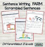 Sentence Writing | Farm Scrambled Sentences