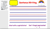 Sentence Writing Flipchart