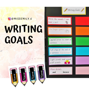 Preview of Sentence Writing Goals