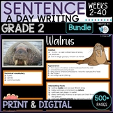 Sentence Writing Grade  2  All Year