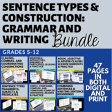 Sentence Writing & Grammar Practice No-Prep BUNDLE - 47 Pa