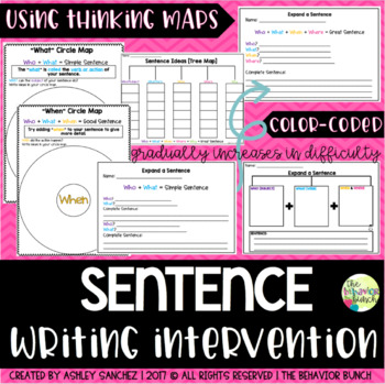 Sentence Writing Intervention