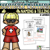 Sentence Writing - Naming and Telling Parts of a Sentence Summer