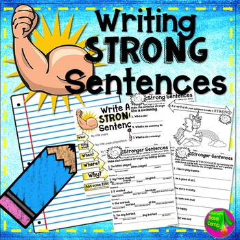 Preview of Sentence Writing Practice - Sentence Stretchers