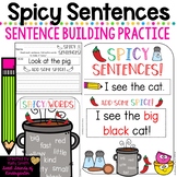 Sentence Writing Practice Worksheets | Teachers Pay Teachers