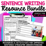 Sentence Writing Resource Bundle: Worksheets, Activities, 