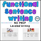 NO PREP Functional Sentence Writing (describing pictures)
