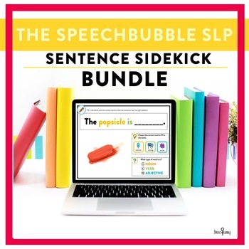 Preview of Sentence Writing Speech and Language Activities - Sentence Sidekick BUNDLE