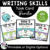 Sentence Writing Task Card Bundle | Writing Skills Activities
