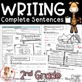 Sentence Writing Unit - 10 Complete Lessons | Lesson Plans, Activities, Keys