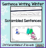 Sentence Writing | Winter Scrambled Sentences