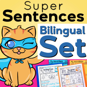 Preview of Sentence Writing Differentiated Bilingual Bundle