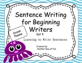 Sentence Writing for Beginning Writers - Learning to Write