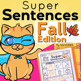 Fall Sentence Writing Complete Sentences | Building a Supe
