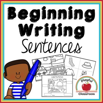 Preview of Sentence Writing for Kindergarten