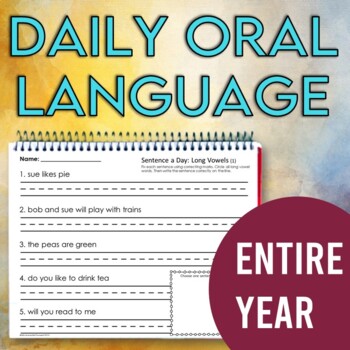 Preview of Daily Oral Language: One Year of Daily Sentence Writing