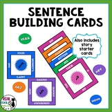 Sentence Building Cards with Parts of Speech (Includes Edi