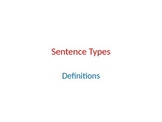 Sentence definitions clauses and phrases