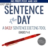 Sentence of the Day: CCSS Daily Sentence Editing Tool for 