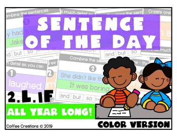 Preview of 2.L.1f - Sentence of the Day (Expand, Combine, and Create) ALL YEAR LONG!