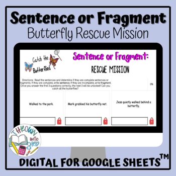 Preview of Sentence or Fragment Activity