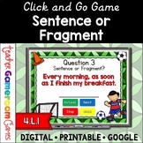 Sentence or Fragment Powerpoint Game #3