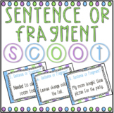 Sentence or Fragment? SCOOT! Game, Task Cards or Assessmen