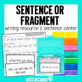 Sentence or Fragment Sentence-Level Writing Resource