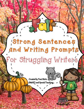 Preview of Fall Sentence Building (Hochman Writing Inspired)