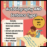 Sentence types and Autobiography