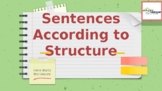 Sentences According to Structure