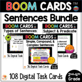 Types of Sentences BOOM CARDS Task Cards & Anchor Charts B