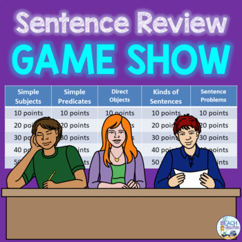 Preview of Sentence Review - Trivia Game Show