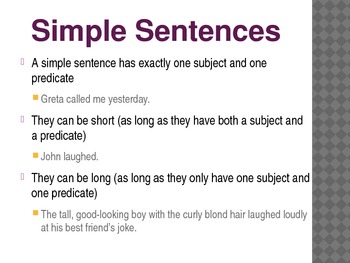 Sentences PowerPoint by Carrigan's Creative Creations | TPT